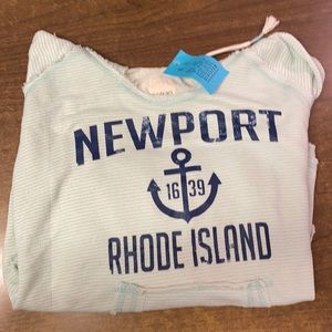Ocean Drive, Newport RI Hooded Sweatshirt, medium